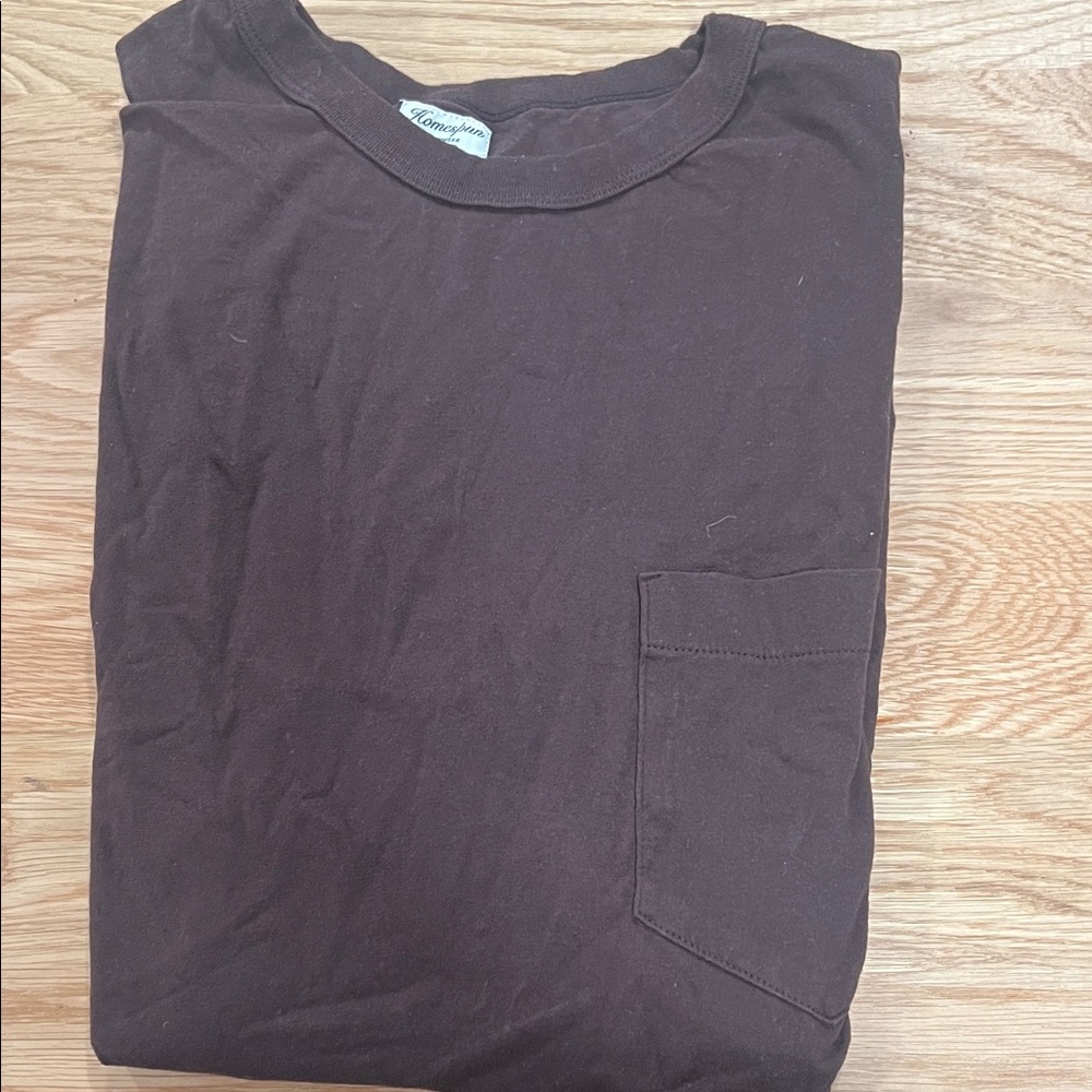 Classic Men's Brown Tee